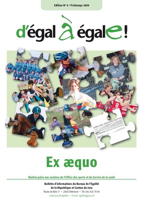 Couverture d'égale à égalE 2004 - Lien sur le fichier pdf de la Brochure égale à égalE 2004