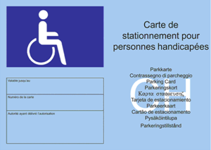 Demander une carte de stationnement pour enfant handicapé