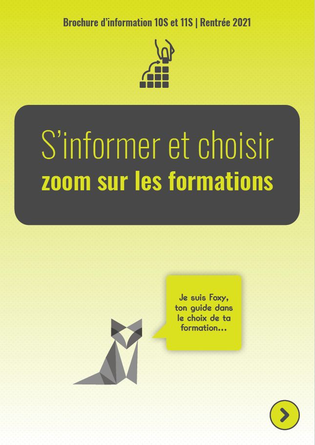 Zoom sur les fromations