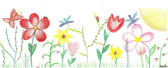 Concours dessins pour imaginer son "Jardin vivant". Source: Ecole primaire de Glovelier