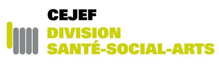 Logo CEJEF - Division Santé-Social-Art - Lien sur le site internet de la Division Santé-Social-Arts